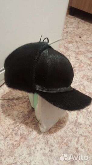 Меховая мужская кепка