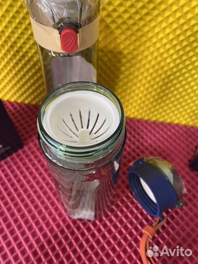 Бутылка для воды спортивная пластиковая 500мл