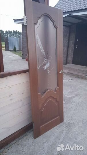 Двери межкомнатные из массива дуба бу