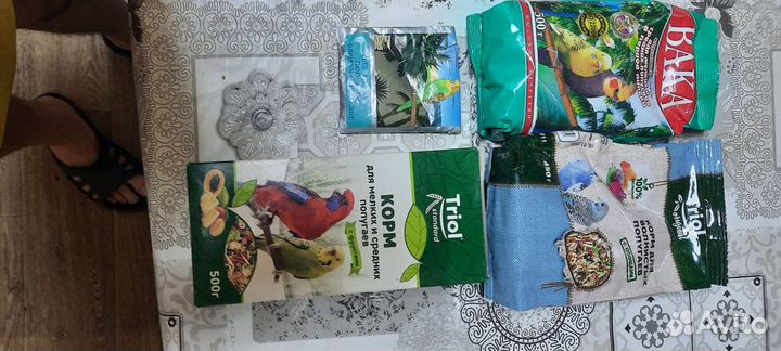 Корм для волнистых попугаев