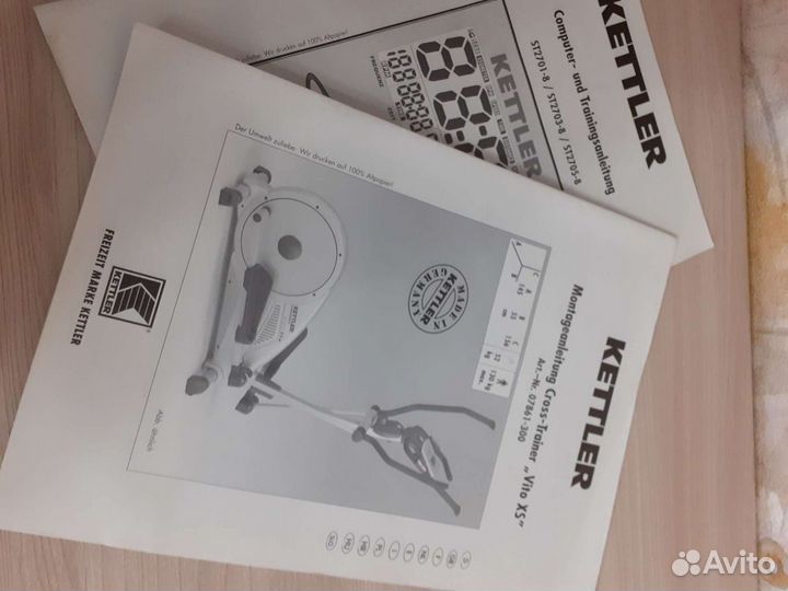 Эллиптический тренажер kettler (Германия)