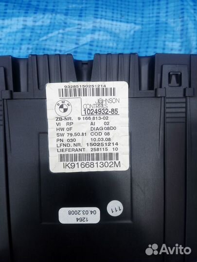 Спидометр BMW 1-серия E87/E81