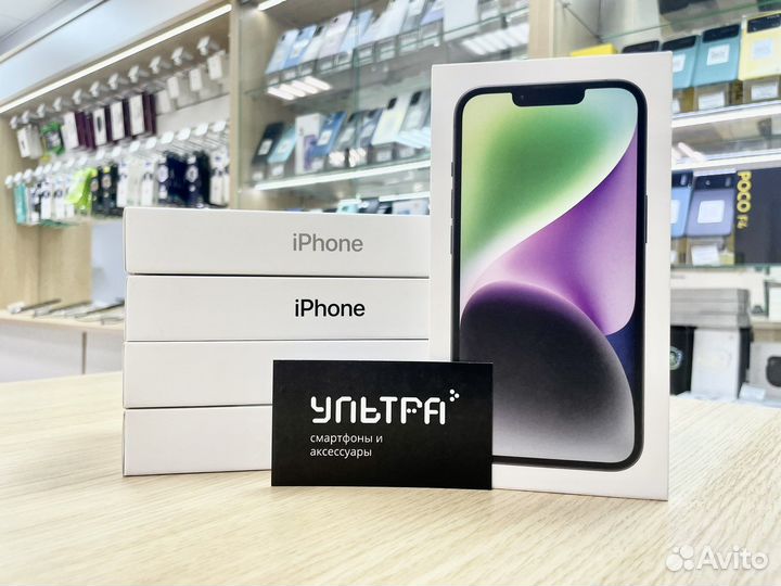 iPhone 14 128Gb Midnight Новый/Гарантия/Рассрочка