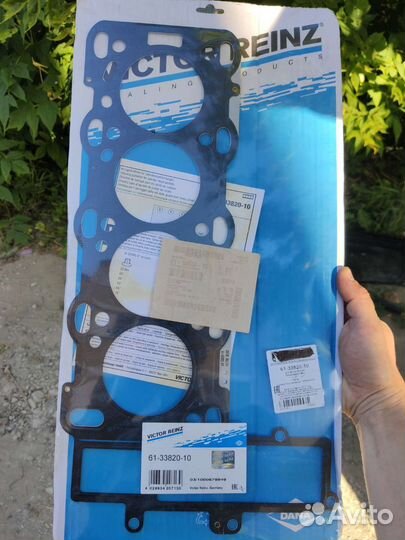 Прокладка головки блока opel