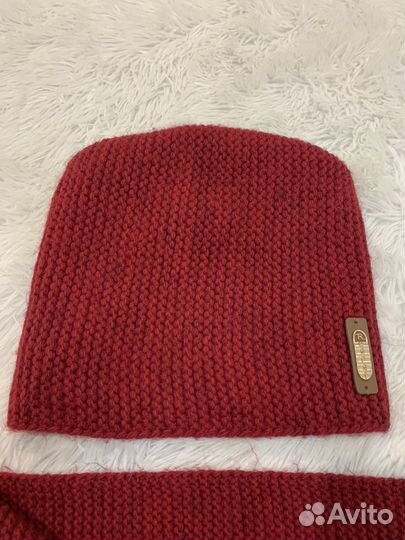 Комплект женский Снуд шарф и шапка вязанные