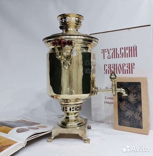 Старинный самовар Ив. Баташева 6л. Стандарт