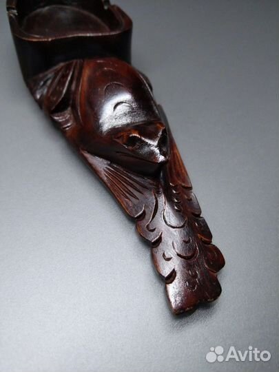 Пепельница деревянная резная лягушка Азия