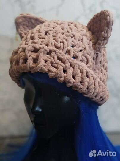 Шапка с ушками