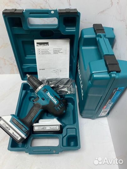 Аккумуляторный шуруповёрт Makita DF488dwae