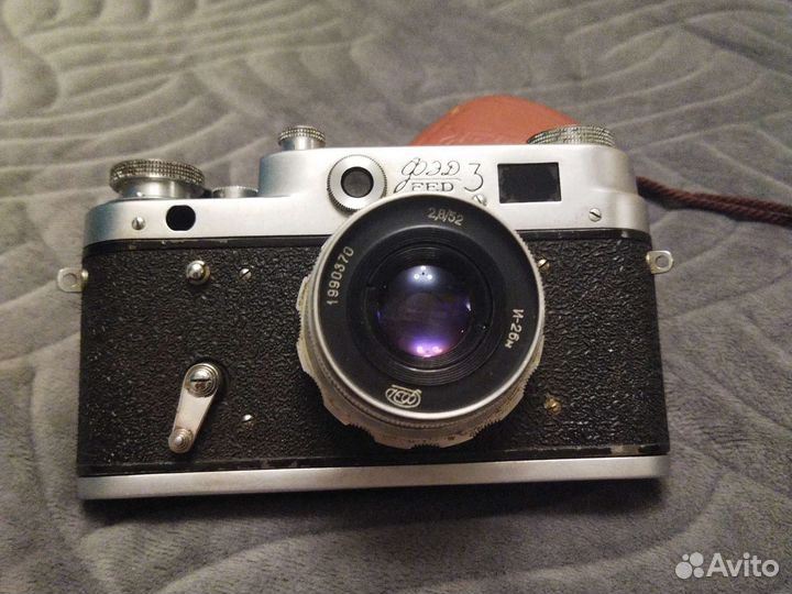 Плёночный фотоаппарат, фэд 3 и смена 8м