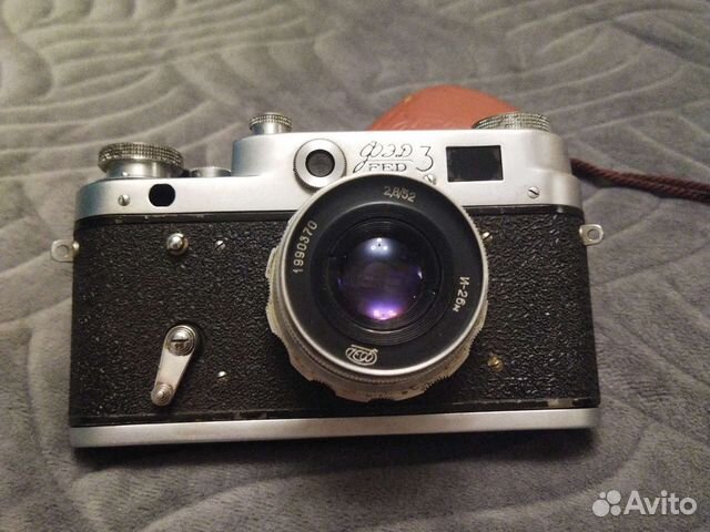Плёночный фотоаппарат, фэд 3 и смена 8м
