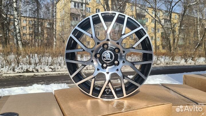 Новые диски R15 на VW Поло Шкода Рапид Фабия