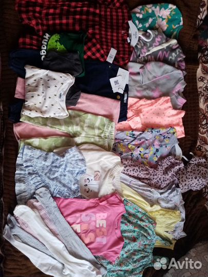 Вещи пакетом для девочки Gap, Carter's, Oldnavy