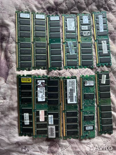 Оперативная память ddr 12шт