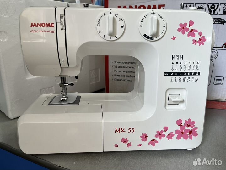 Швейная машина Janome mx 55