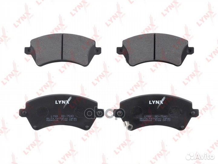 Колодки тормозные дисковые перед BD7540 LYN