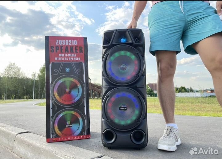 Портативная блютуз колонка