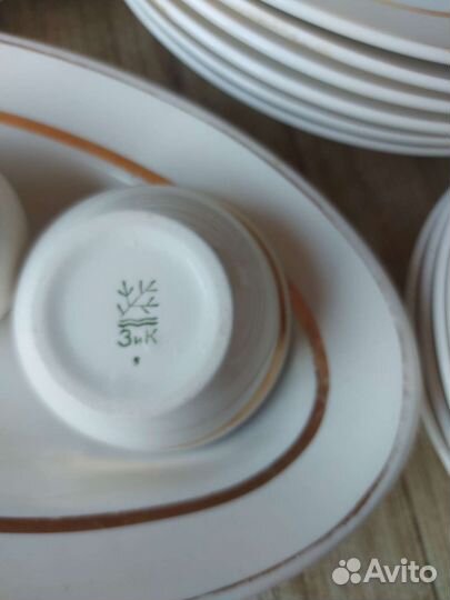 Столовый сервиз фарфор СССР