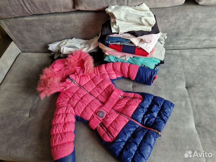 Вещи пакетом на девочку 116-122