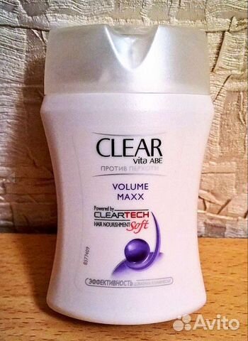 Шампунь clear Volume maxx флакончик по 50мл. Новый