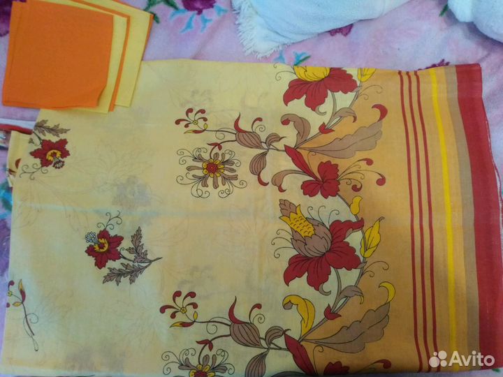 Скатерть и 6 салфеток.160*190.Бязь.Новая