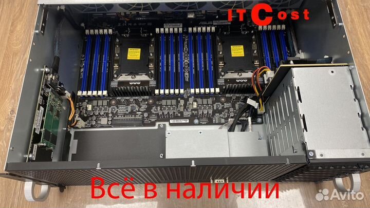 Server asus ESC8000 G4 HW-48 3xPSU 2200W (сервер)