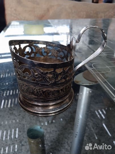 Подстаканник серебро СССР