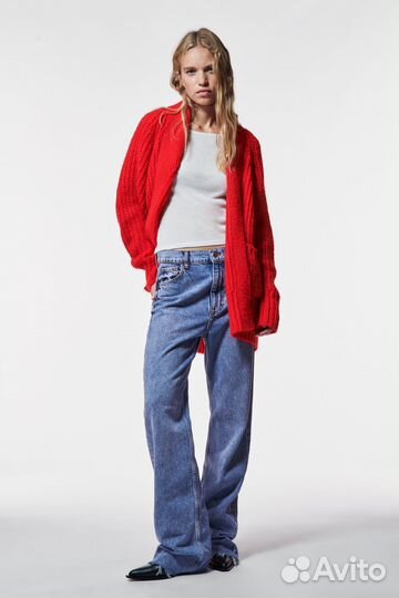 Вязаный кардиган Zara 46-52