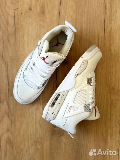 Кроссовки мужские Nike Air Jordan 4Retro White