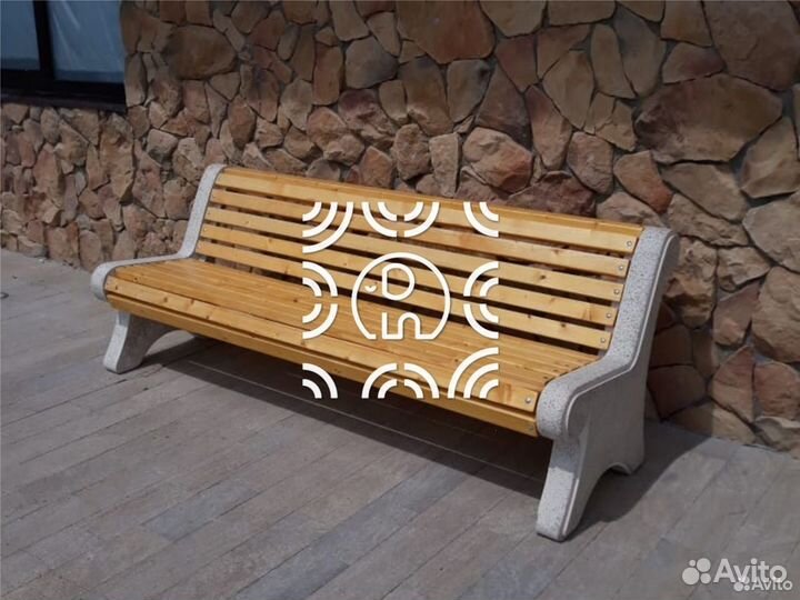 Скамейка бетонная 