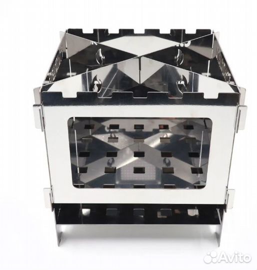 Печь-щепочница следопыт нержавеющая сталь