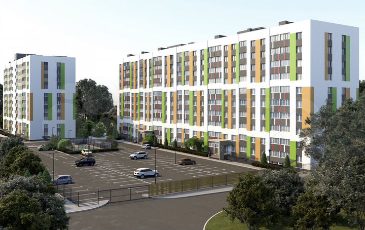 2-к. квартира, 68,1 м², 6/10 эт.