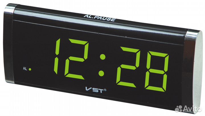 Настольные электронные сетевые часы-будильник