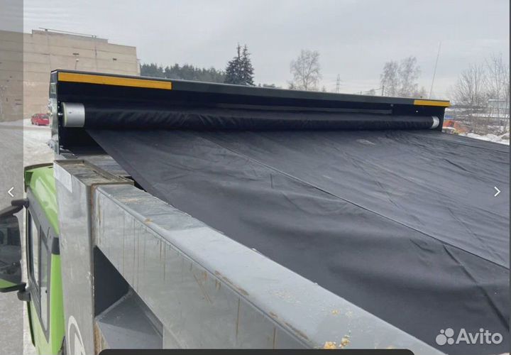 Полог на самосвал с механизмом намотки