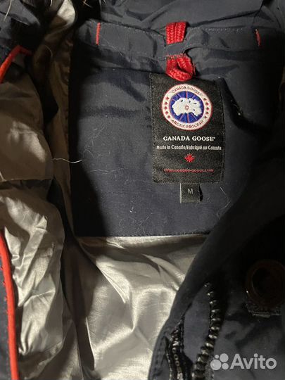 Пуховик canada goose женский