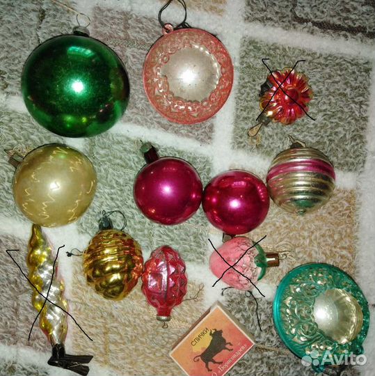 Елочные игрушки СССР