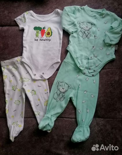 Пакет детских вещей от 3 до 6 месяцев