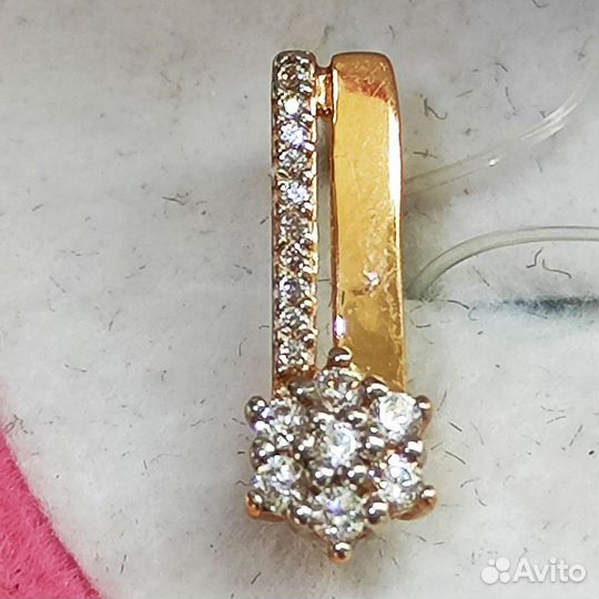 Серьги золотые (арт 99586) Д15