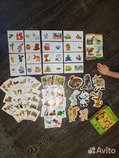 Детские книги и развивающие пазлы