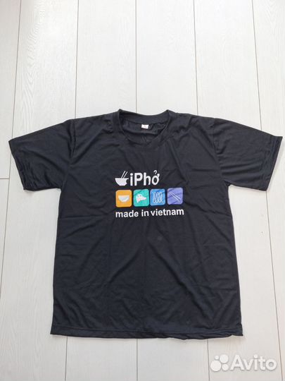 Футболка чёрная IPho made in Vietnam