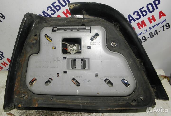 Фонарь задний правый Daewoo Nexia