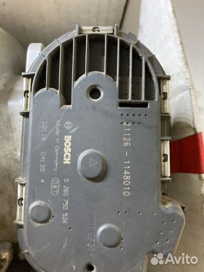 Дросельная заслонка bosch E-газ на ваз