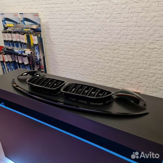 BMW F10 M performance решетки спойлера накладки