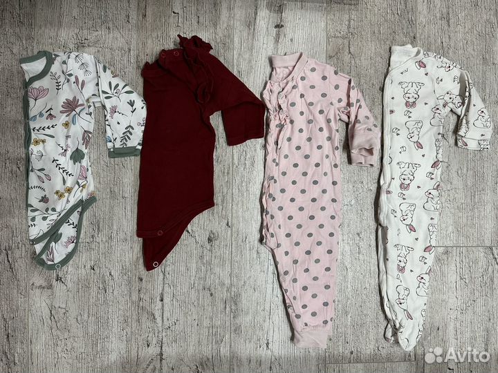 Детские вещи пакетом для девочки 80 86
