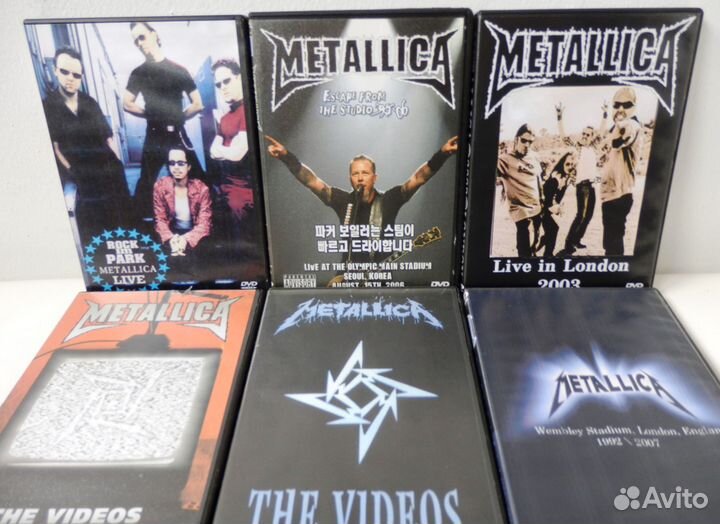 DVD-Music-Seal это Metallica 21 DVD концерты и кли