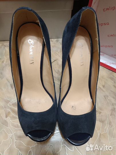 Замшевые туфли на шпильке Sharman