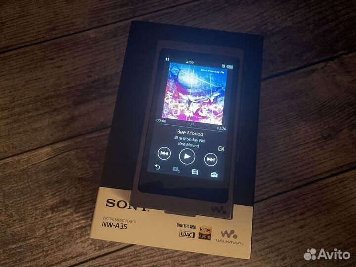Плеер Sony NW-A35 Fate Серый