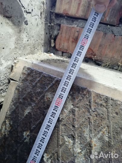 Лист металлический рифленый бу