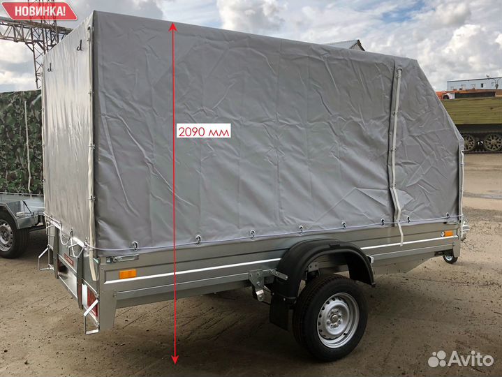 Оцинкованный прицеп для л/а 3.0х1.5х1.4