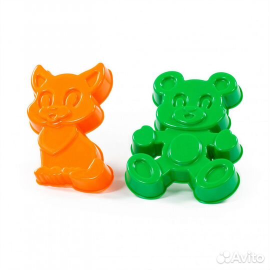 Формочки (котёнок+медведь) 7162